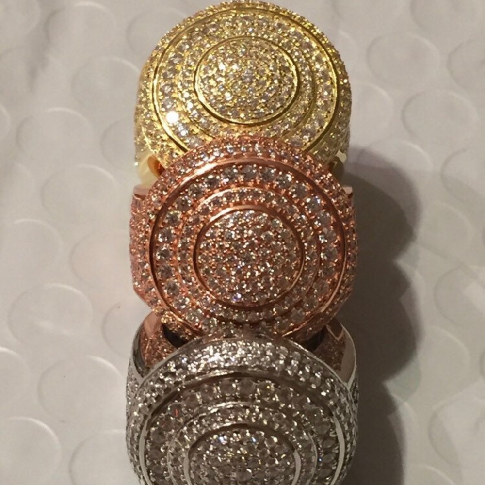 925 SS Gold Plated Rings - Picture 5 of 6